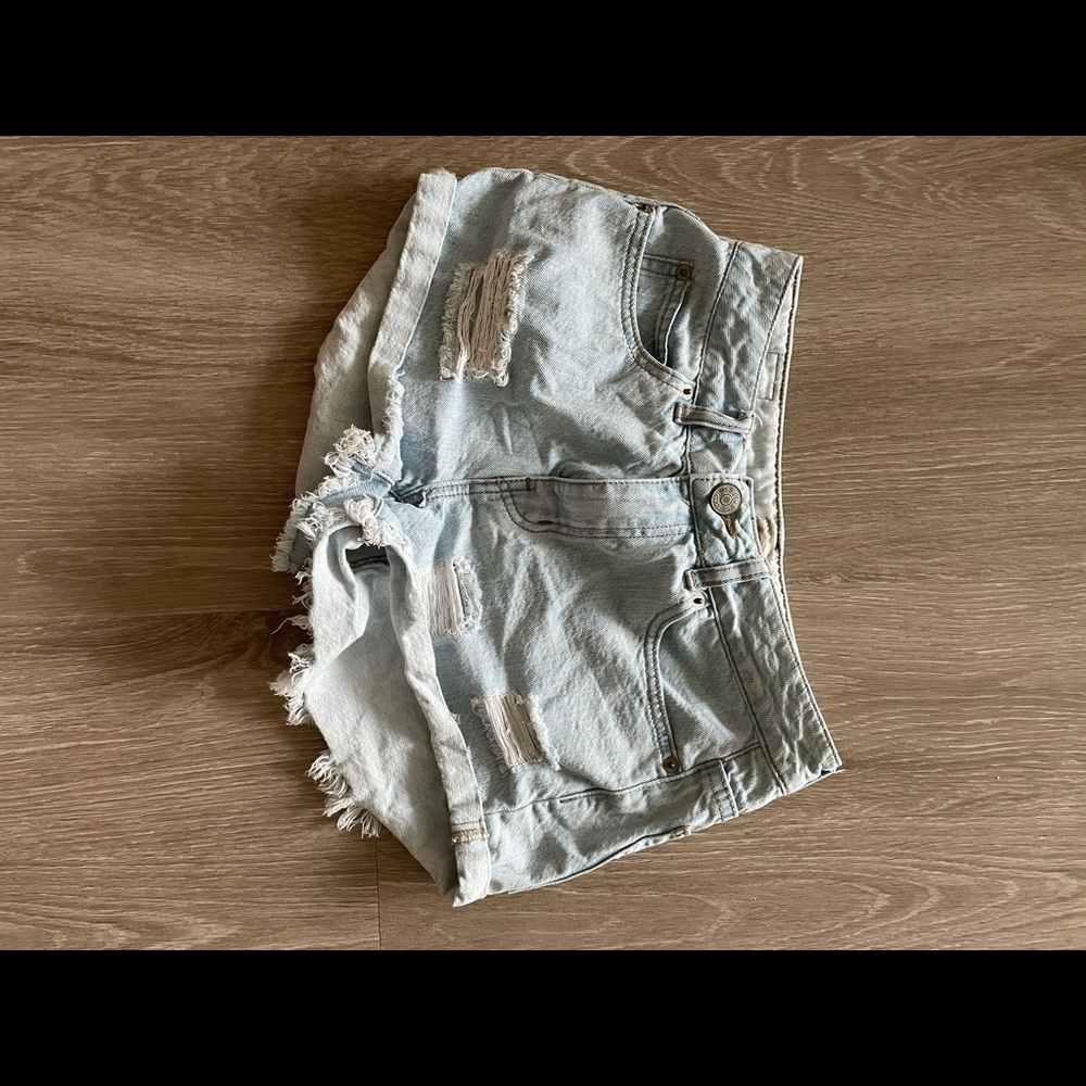 rip curl jean shorts